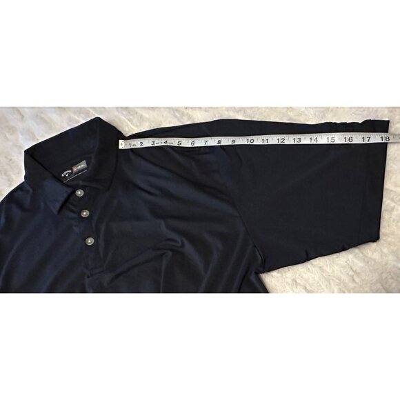 Men's Callaway Brand Opti-Dri Black Polo Shirt "State Fair Park" Size XXL-READ - Picture 7 of 16